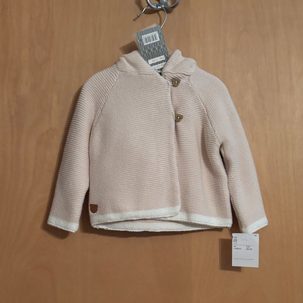 NWT Cozy Pink Knit Sweater for Kids